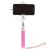 Earldom Pink Selfie Stick with 3.5 jack - 100 cm extendable