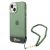 Guess iPhone 14 & 15 Plus Hardcase Backcover - Translucent - with strap - Green