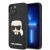 Karl Lagerfeld iPhone 14 & 15 Plus Hardcase Backcover - 3D Rubber Karl's Head - Black