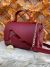 Maroon Shoulder Bag with Golden Chain | Elegant and Practical