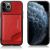 Pierre Cardin Apple iPhone 11 Red Back cover case - Genuine Leather