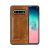 Pierre Cardin Back Cover for Galaxy S10 - Brown