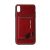 Pierre Cardin backcover for iPhone Xs Max - Red (8719273277942)