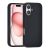 TUNIQ iPhone 16 Back cover case - Premium Liquid silicone - Black